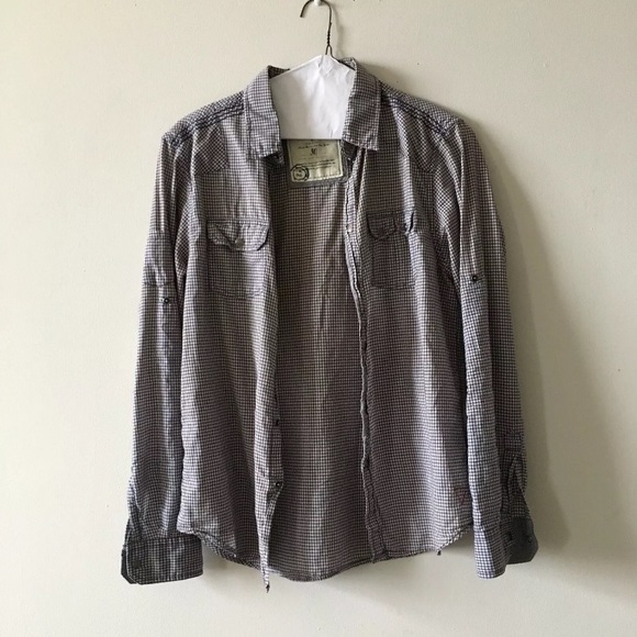 Guess Tops - 5 for $25 Guess plaid check button up shirt Medium y)